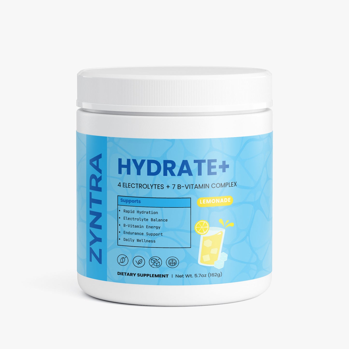 HYDRATE+ |  Lemonade Hydration Powder