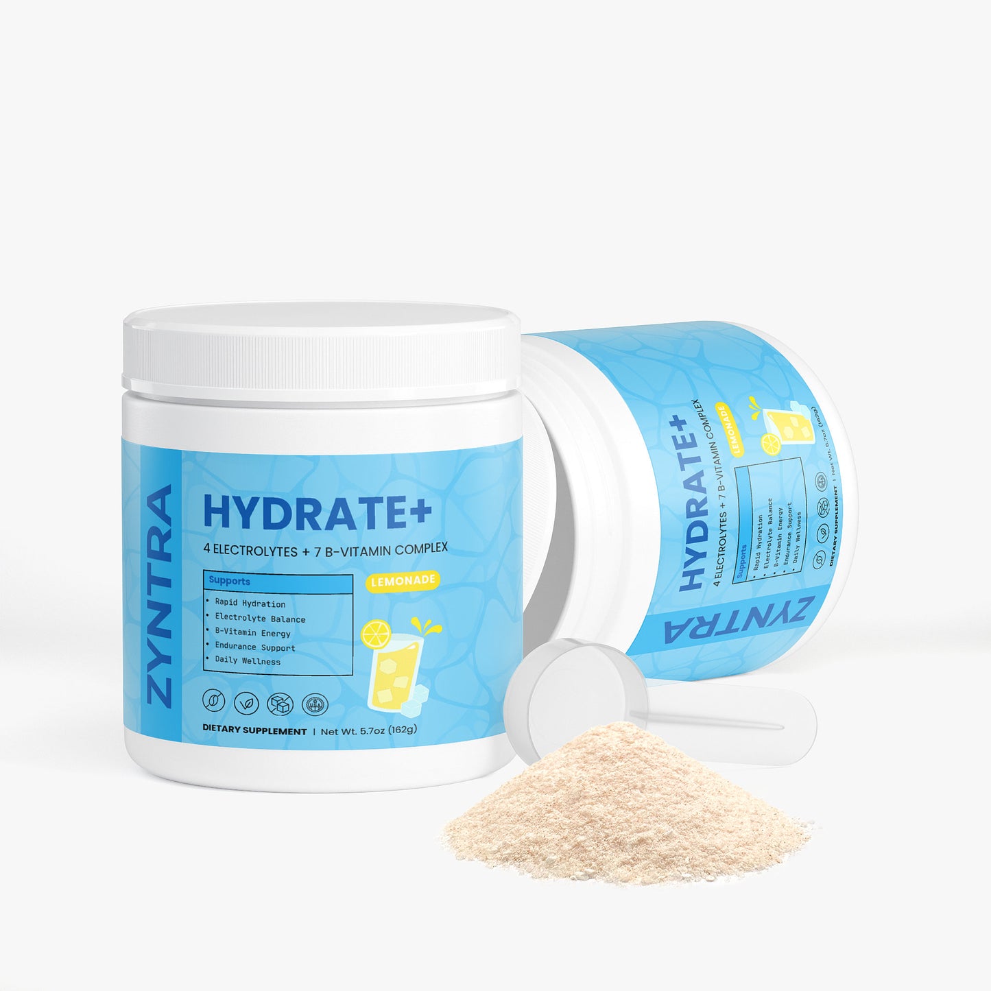 HYDRATE+ |  Lemonade Hydration Powder