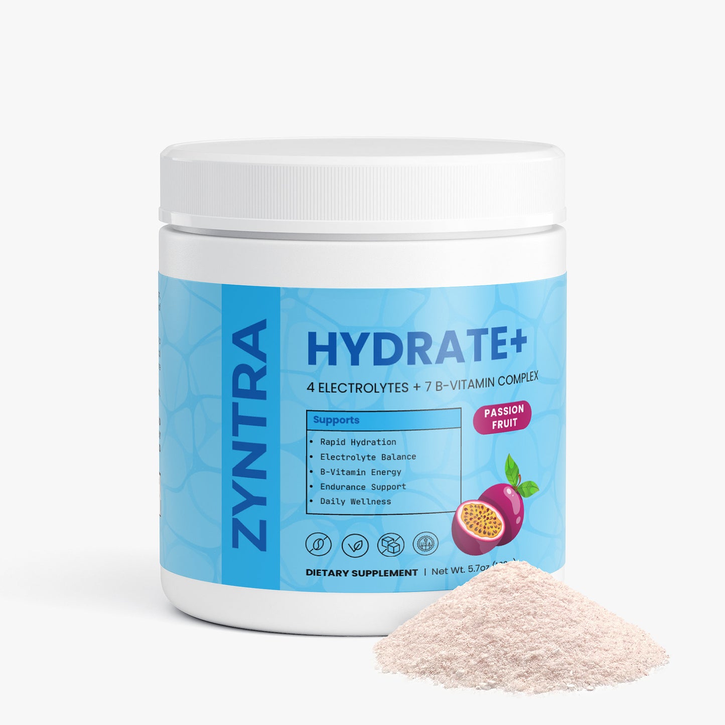 HYDRATE+ | Passion Fruit Hydration Powder