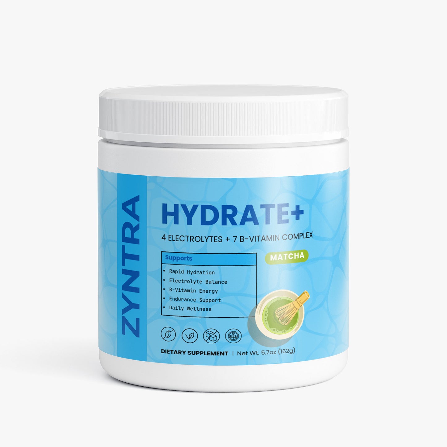HYDRATE+ | Matcha Green Tea Hydration Powder