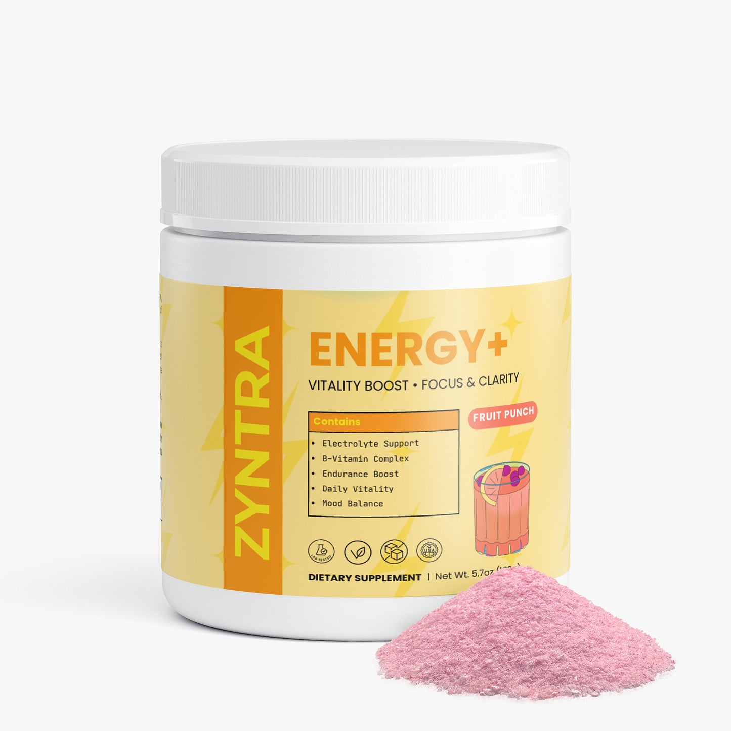 ENERGY+ | Fruit Punch Splash Energy Powder