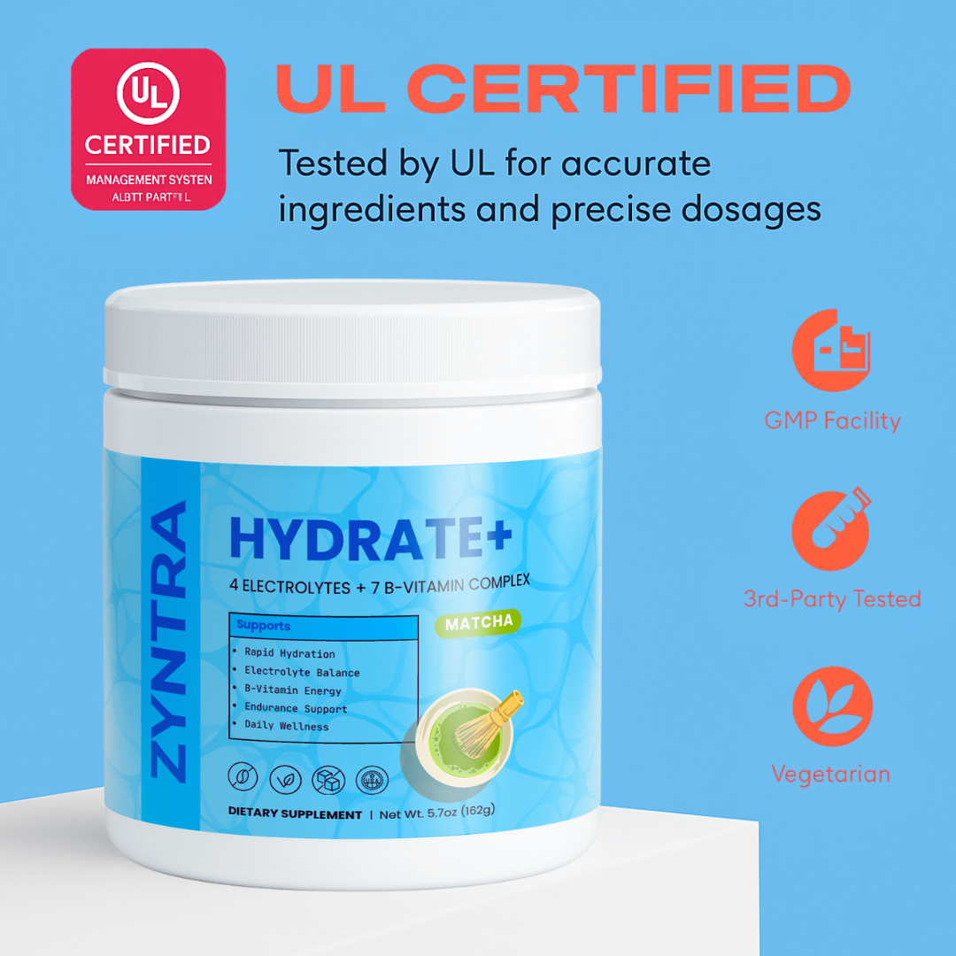 HYDRATE+ | Matcha Green Tea Hydration Powder
