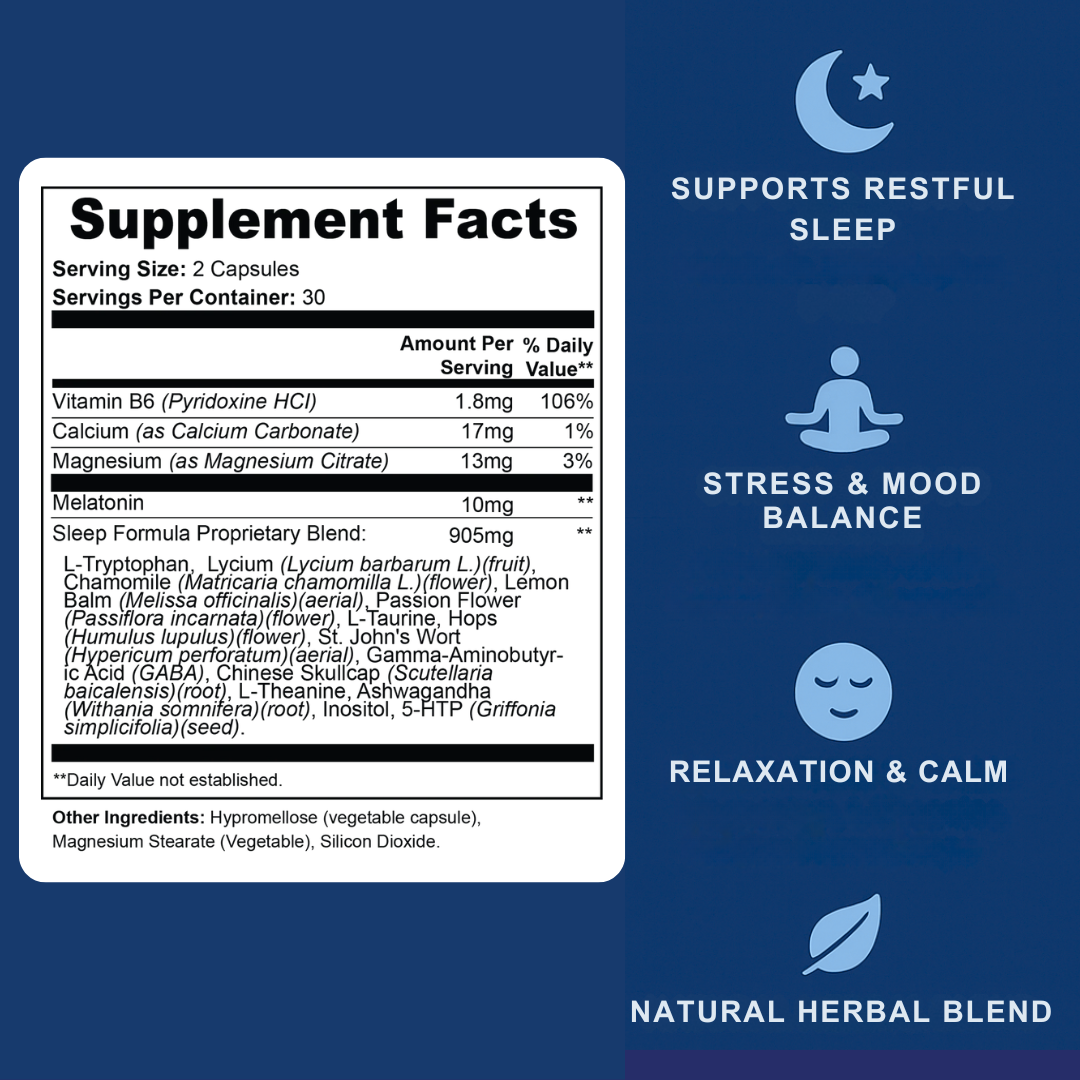 CALM NIGHTS | Sleep Support Capsules