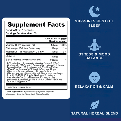 CALM NIGHTS | Sleep Support Capsules